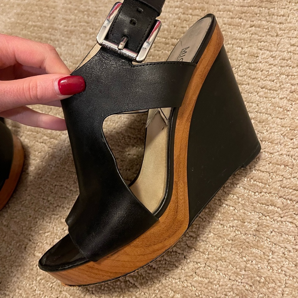 Michael Kors Leather Slingback Sandals